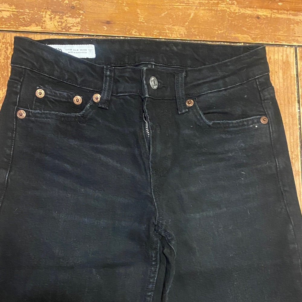 Zara Black Denim Jeans
